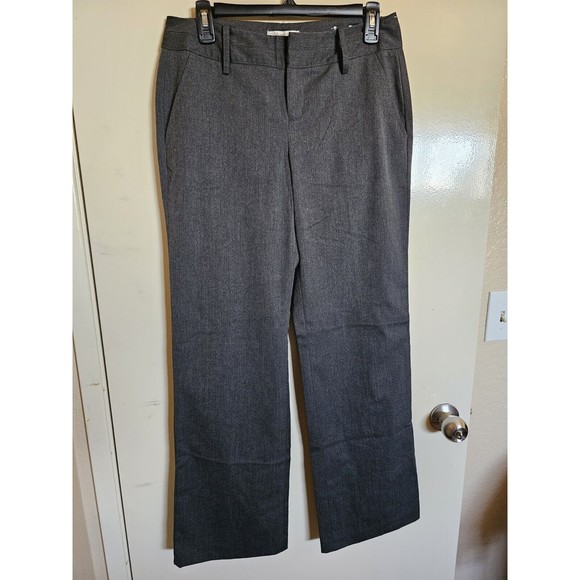 Coldwater Creek Curvy Fit‎ Dress Pants Womens Size 4 Gray Straight Wide Leg - Picture 1 of 6